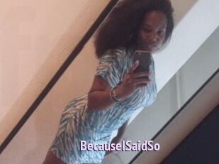 BecauseISaidSo