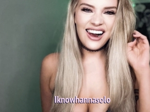 Iknowhannasolo