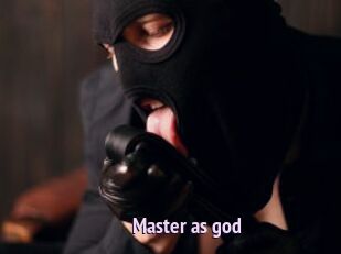 Master_as_god